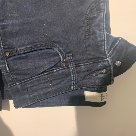 Zara dark navy jeggings with zipper at the ankles (Size 2) - Picture 3 of 7